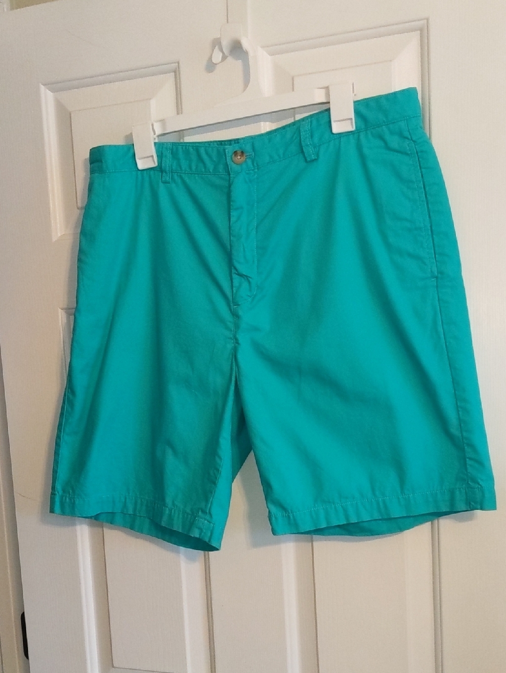 Vineyard Vines 9" Club Short Sz 36. Aqua Green